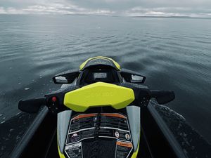 Preview wallpaper jet ski, sea, water, waves