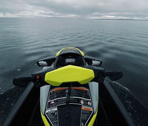 Preview wallpaper jet ski, sea, water, waves