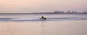 Preview wallpaper jet ski, water, speed, sea