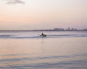 Preview wallpaper jet ski, water, speed, sea