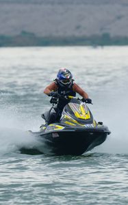 Preview wallpaper jet ski, water, spray