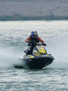 Preview wallpaper jet ski, water, spray