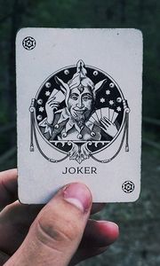 Preview wallpaper joker, card, hand
