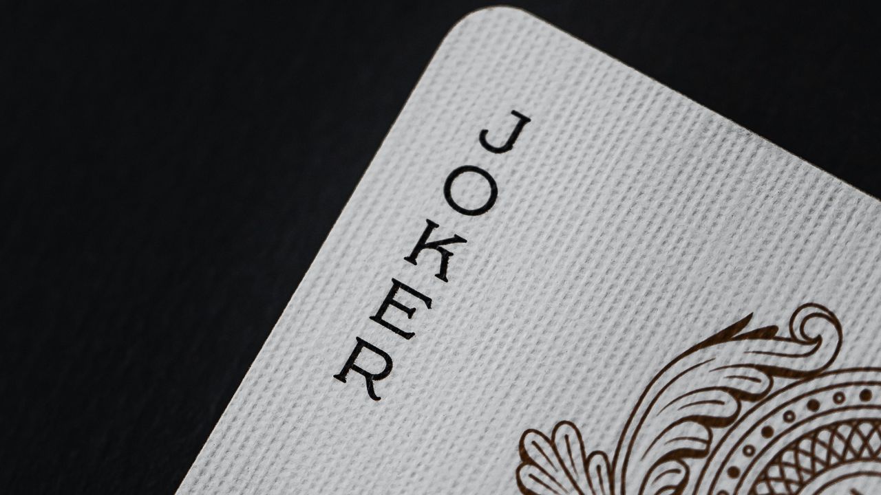 Wallpaper joker, word, lettering, playing card