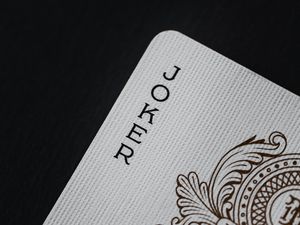 Preview wallpaper joker, word, lettering, playing card