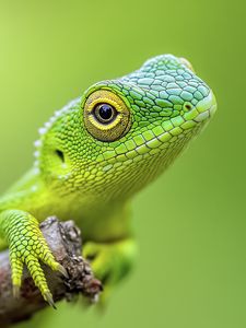 Preview wallpaper jubata, lizard, green, macro