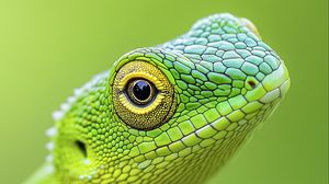 Preview wallpaper jubata, lizard, green, macro