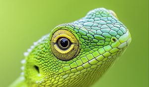 Preview wallpaper jubata, lizard, green, macro