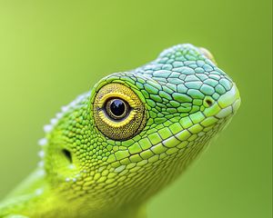 Preview wallpaper jubata, lizard, green, macro