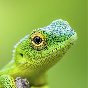 Preview wallpaper jubata, lizard, green, macro