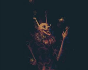 Preview wallpaper juggler, jester, art, juggling