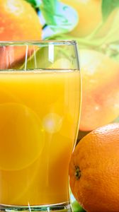 Preview wallpaper juice, oranges, fresh