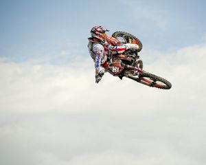 Preview wallpaper jump, sports, motorcycle