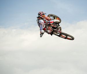 Preview wallpaper jump, sports, motorcycle