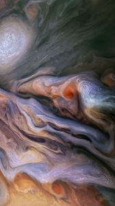 Preview wallpaper jupiters belt, clouds, space