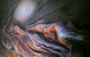 Preview wallpaper jupiters belt, clouds, space