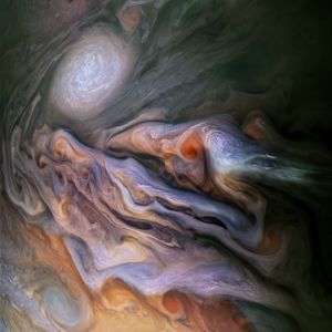 Preview wallpaper jupiters belt, clouds, space