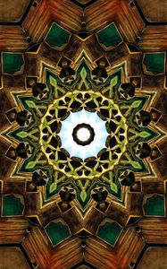 Preview wallpaper kaleidoscope, background, fractal, shape, abstraction