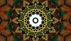 Preview wallpaper kaleidoscope, background, fractal, shape, abstraction