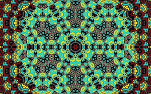 Preview wallpaper kaleidoscope, bright, background, fractal, pattern, abstraction