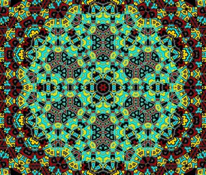 Preview wallpaper kaleidoscope, bright, background, fractal, pattern, abstraction