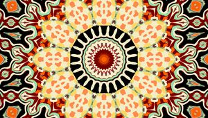 Preview wallpaper kaleidoscope, circle, figures, abstraction, background