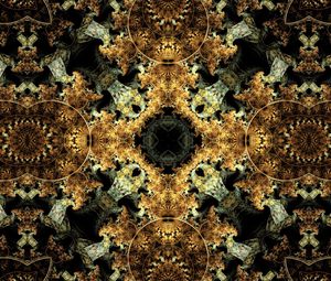 Preview wallpaper kaleidoscope, circles, pattern