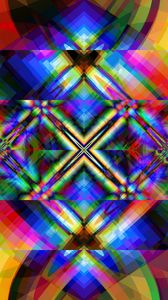Preview wallpaper kaleidoscope, figures, abstraction, bright