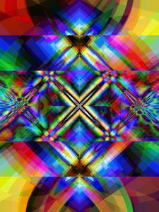 Preview wallpaper kaleidoscope, figures, abstraction, bright