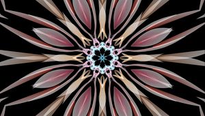 Preview wallpaper kaleidoscope, flower, shapes, abstraction