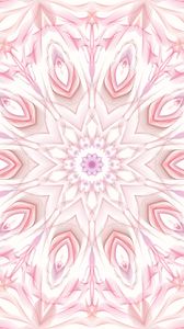 Preview wallpaper kaleidoscope, fractal, background, pink