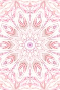 Preview wallpaper kaleidoscope, fractal, background, pink