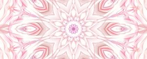 Preview wallpaper kaleidoscope, fractal, background, pink