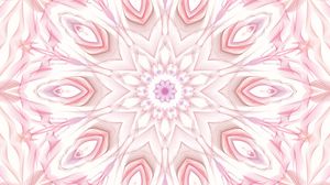 Preview wallpaper kaleidoscope, fractal, background, pink