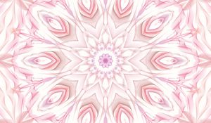 Preview wallpaper kaleidoscope, fractal, background, pink