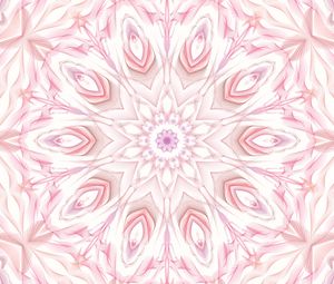 Preview wallpaper kaleidoscope, fractal, background, pink