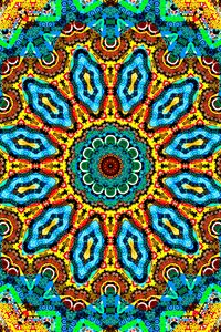 Preview wallpaper kaleidoscope, fractal, bright, colorful, background