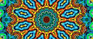 Preview wallpaper kaleidoscope, fractal, bright, colorful, background