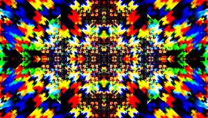 Preview wallpaper kaleidoscope, fractal, pattern, abstraction, colorful