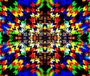 Preview wallpaper kaleidoscope, fractal, pattern, abstraction, colorful