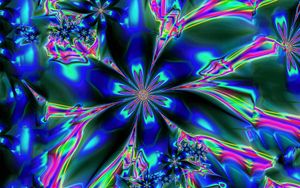 Preview wallpaper kaleidoscope, fractal, pattern, colorful, abstraction