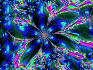 Preview wallpaper kaleidoscope, fractal, pattern, colorful, abstraction