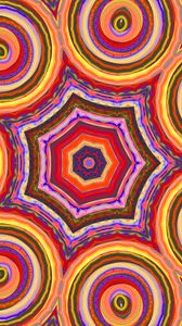 Preview wallpaper kaleidoscope, fractal, pattern, shapes, abstraction