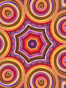 Preview wallpaper kaleidoscope, fractal, pattern, shapes, abstraction