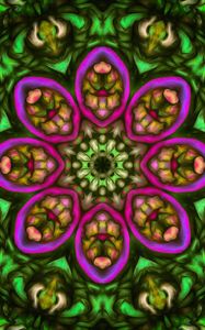 Preview wallpaper kaleidoscope, fractal, shapes, abstraction