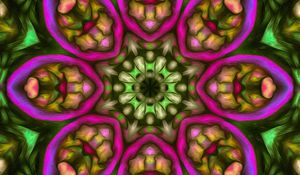 Preview wallpaper kaleidoscope, fractal, shapes, abstraction