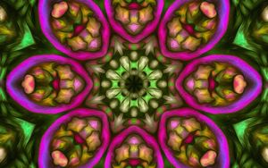 Preview wallpaper kaleidoscope, fractal, shapes, abstraction