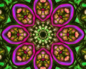 Preview wallpaper kaleidoscope, fractal, shapes, abstraction