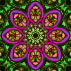 Preview wallpaper kaleidoscope, fractal, shapes, abstraction