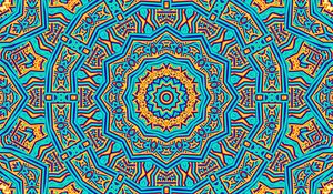 Preview wallpaper kaleidoscope, fractal, shapes, abstraction, background